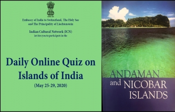DAILY ONLINE QUIZ ON "ISLANDS OF INDIA" (May 25  - 29, 2020)